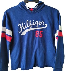 Girls Tommy Hilfiger cropped hoodie